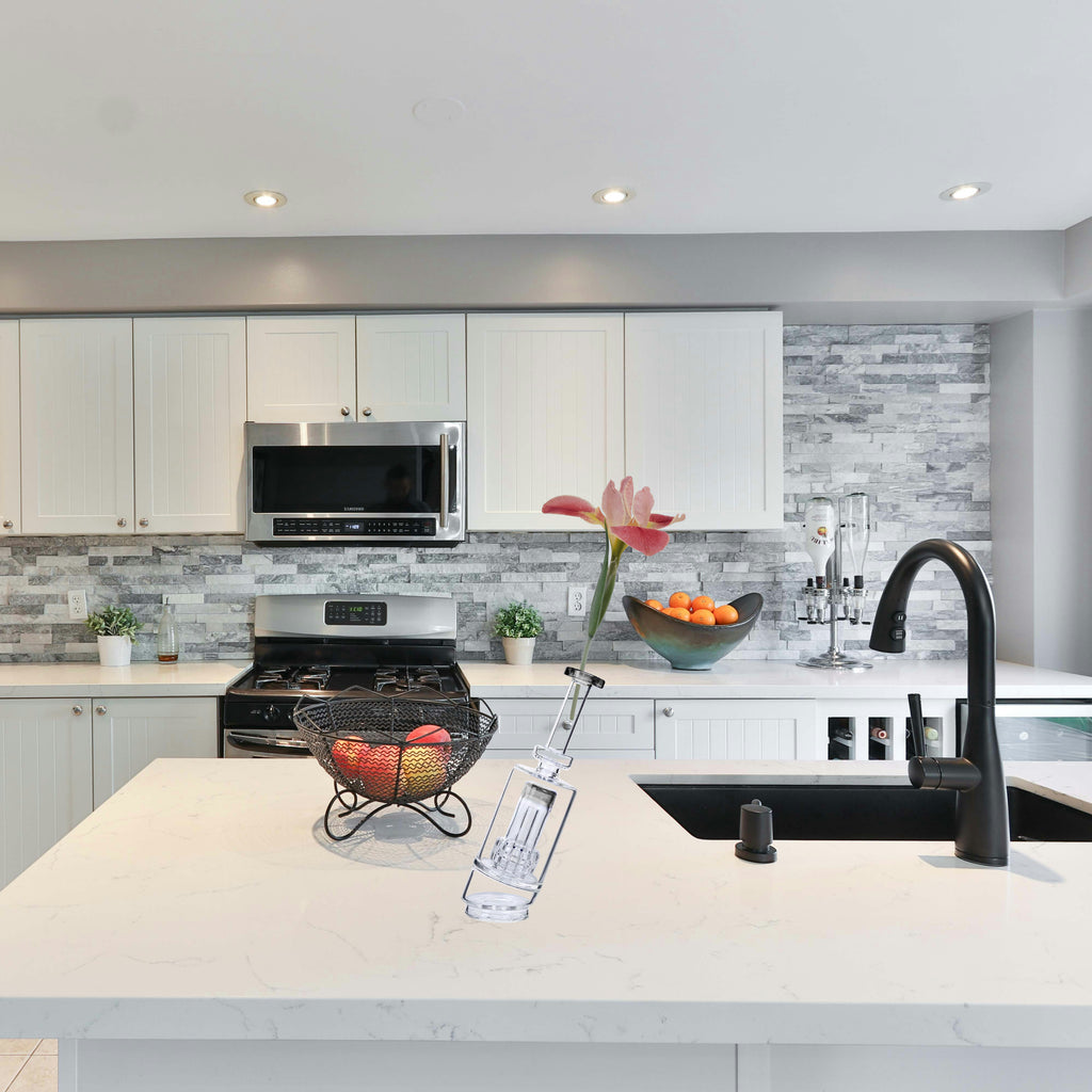 Adorno decorativo de cristal, apto para PUFC Peak y Peak Pro (gris)