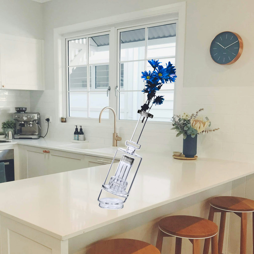 Adorno decorativo de cristal, apto para PUFC Peak y Peak Pro (gris)